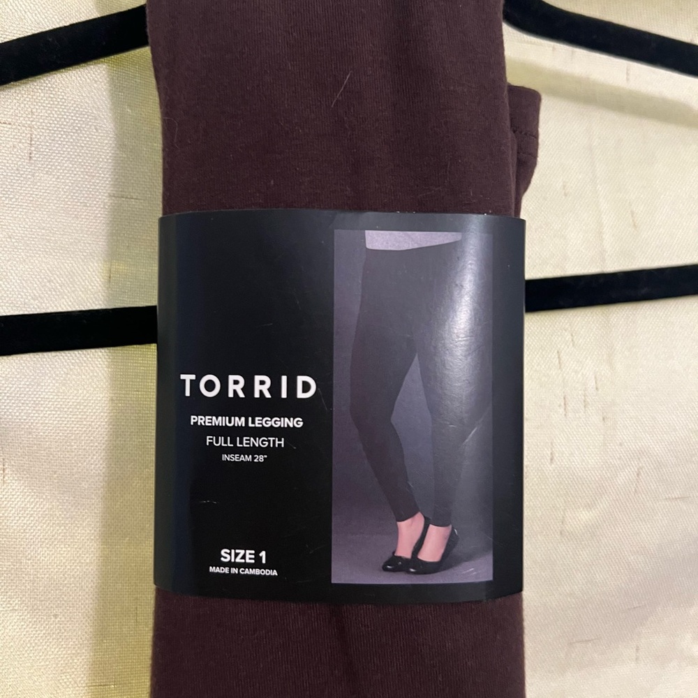 Torrid Brown Full Length Leggings